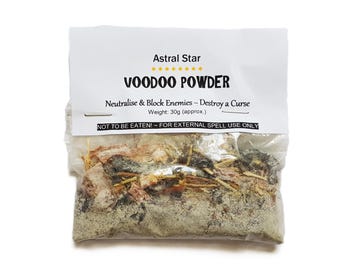Voodoo Powder Hoodoo Neutralise and Block Enemies Spells Ritual Candle Anointing
