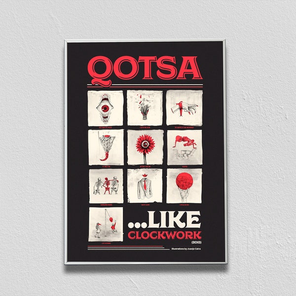 Queens of the Stone Age – …Like Clockwork Poster