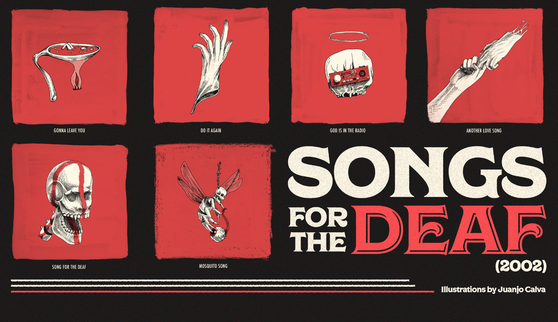 Queens Of The Stone Age Songs For The Deaf Poster