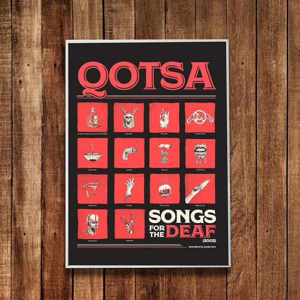 Queens of the Stone Age – Songs for the Deaf Poster