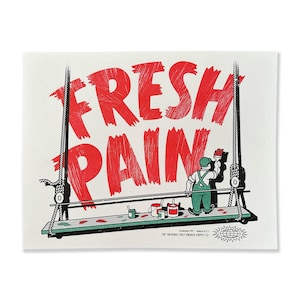 Fresh Pain Risograph Print