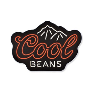 Coole Bohnen Vinyl Sticker