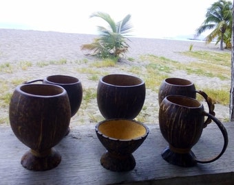 Coconut Cups and Mugs Handmade in the Caribbean