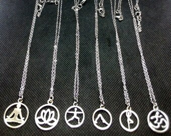 Yoga Chain Necklace Stainless Steel