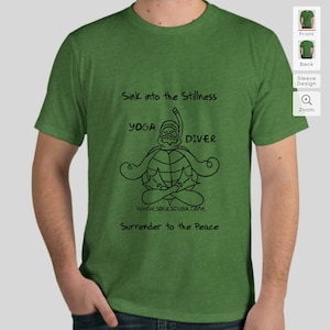 Yoga Taucher Bio Eco-Friendly Unisex T-Shirt