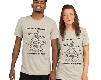 Yoga Diver - Unisex T-shirt met korte mouwen