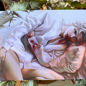 Vampire the Masquerade Alex Original Character Postcard Print