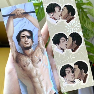 KazuMaji Majima and Kiryu Bookmark Print