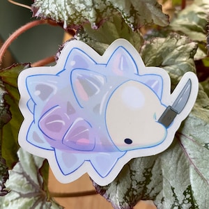 Przezroczysta naklejka na nóż Snom Pokemon
