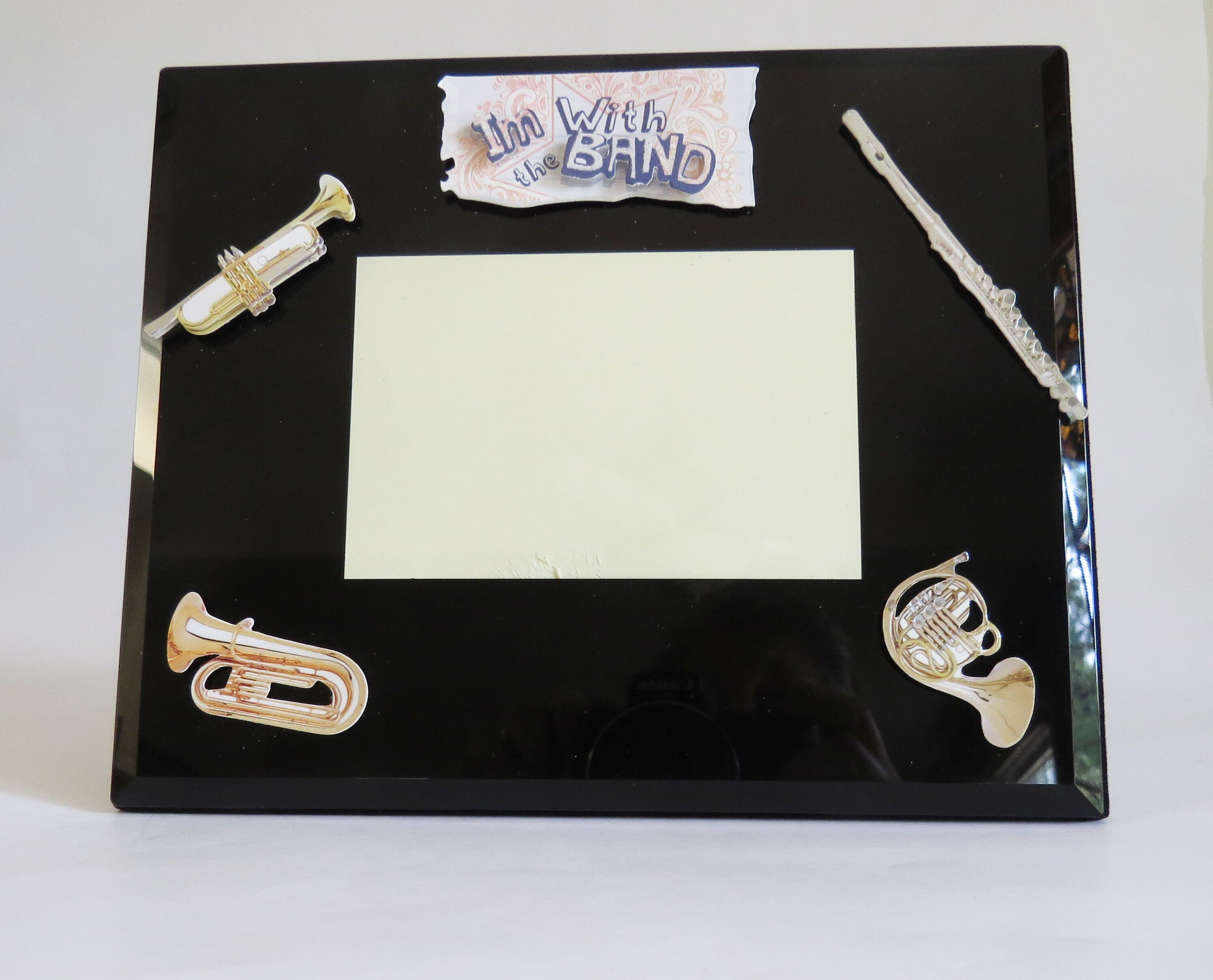 School College Band Photo Picture Frame in Black and Clear Etsy
