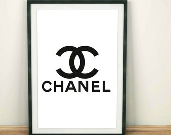 Chanel brand Etsy picture relating to Free Printable Chanel Logo known as Chanel emblem Etsy