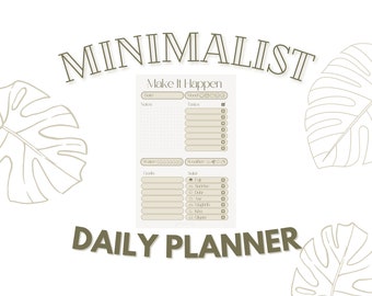 Muslim Daily Planner Salat Tracker Instant Download Minimalist Task Manager To Do List Time Management Planner Printable Islamic Planner