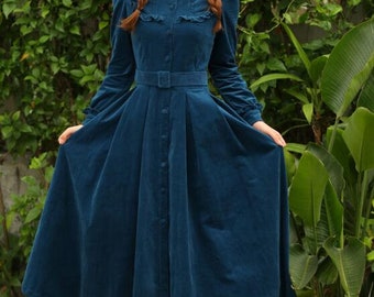 corduroy dress long sleeve