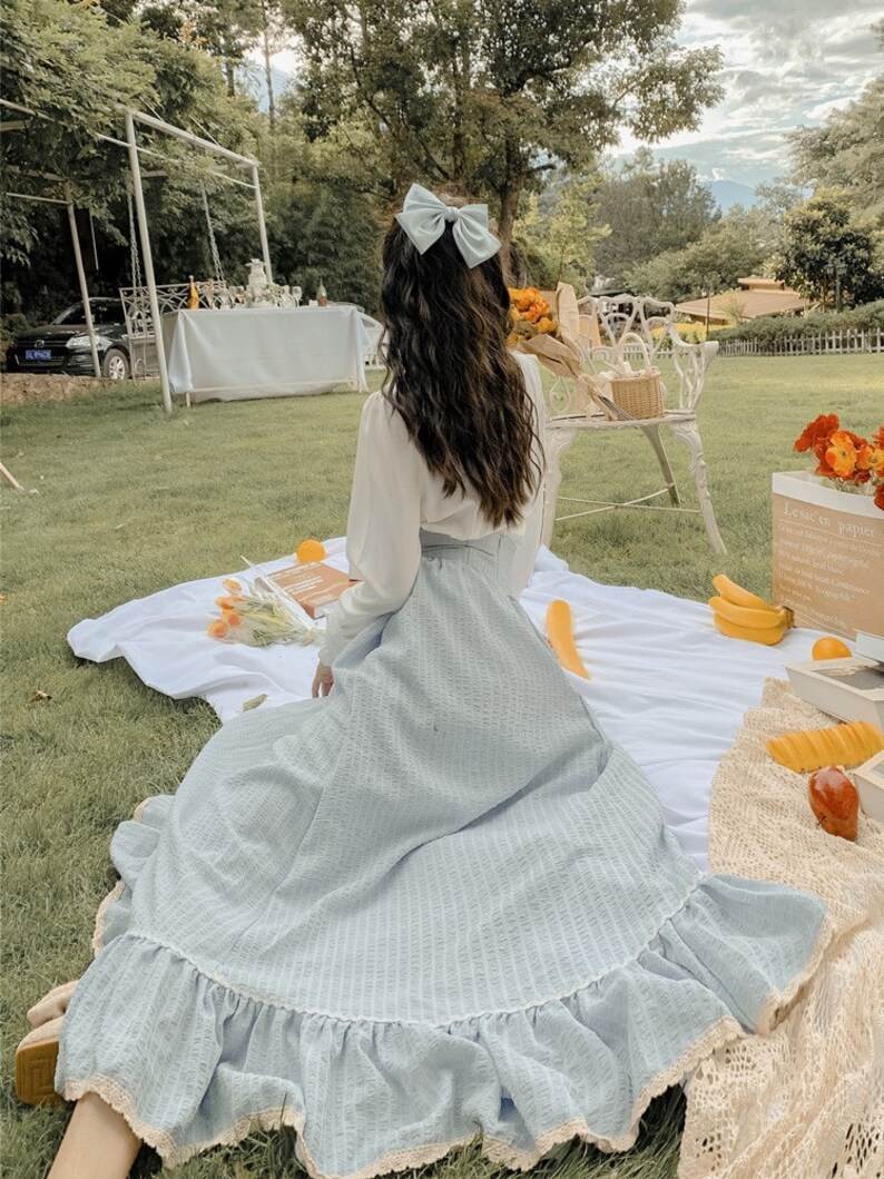 Drawn flowers Peter Pan collar blouse | Icône