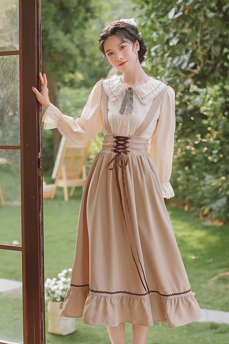 2020 new arrival cute sweet dress mori girl summer fashion short sleeve plaid  dress - AliExpress