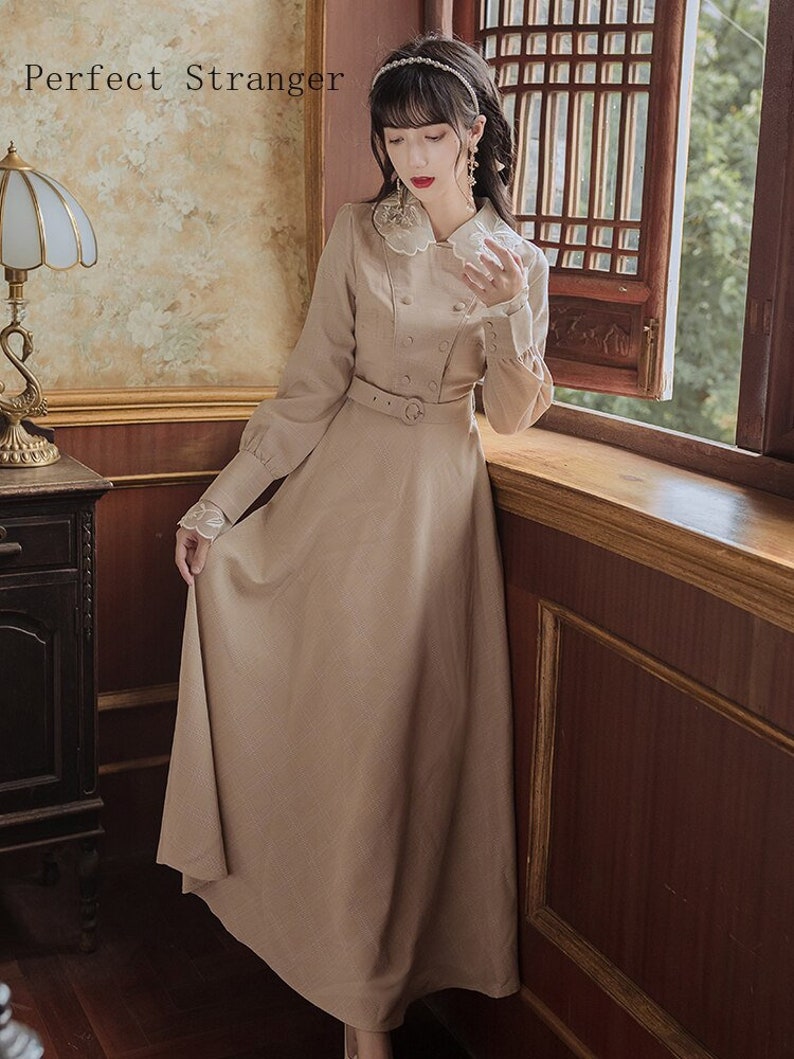 Autumn Winter New Arrival Hot Sale Retro Peter Pan Collar image 5