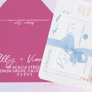 Champagne Tower Wedding Invitations champagne glass tower wedding invitations classic champagne tower invitations image 4