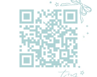 Wedding Invitation QR Code I Pick your Wedding Color and Link to Your Wedding Website I Use on your DIY wedding invitations