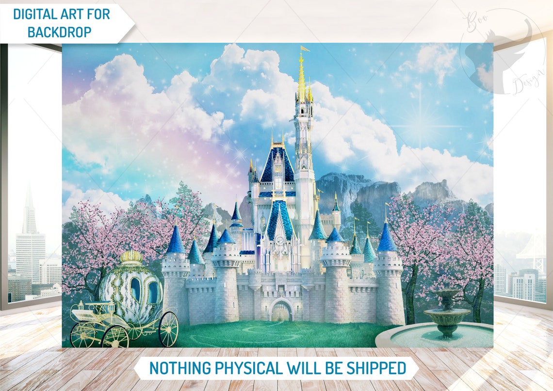 Cinderella Backdrop Banner Cinderela Etsy