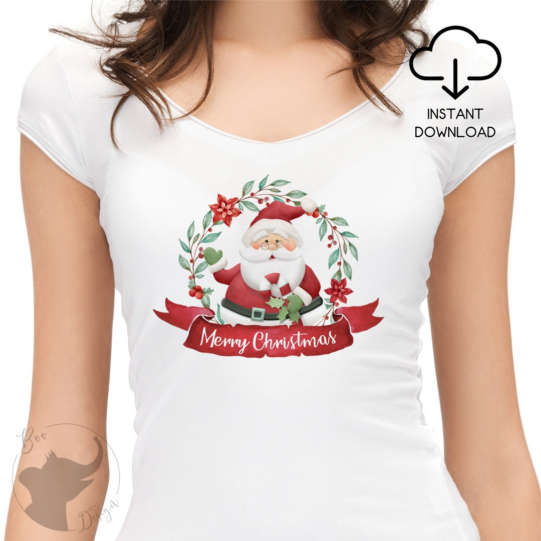 Christmas Iron on Transfer Christmas Tshirt Design Etsy