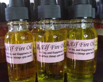 Elf Fire Conjure Oil .5 oz Happiness, Joy and manifestation voodoo