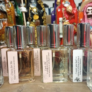 Santa Muerte Perfumes Spray Ritual Charged Fragrances Purification Money Attraction Seduction