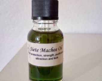 Siete Machos Oil: Protection, Cleansing, and Purification