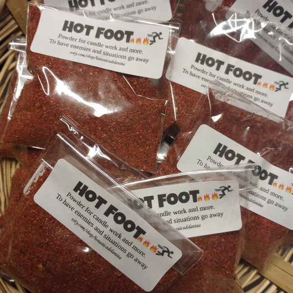 Hot foot powder go away powder wicca witchcraft