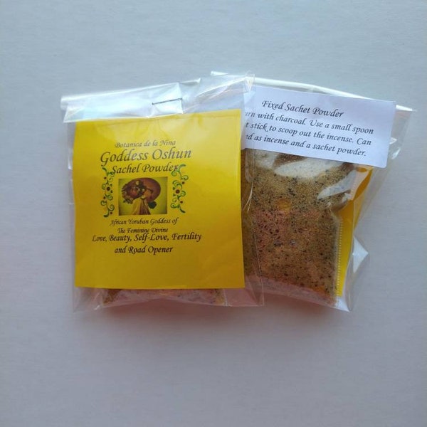 Oshun Goddess powder luck Self Love Confidence Power Santeria Feminine Divine