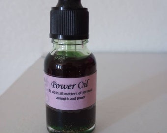 Power Conjuring Oil aceite de Poder para ritual wicca pagan witchcraft to aid in workings and personal power