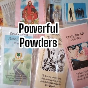 Powerful Ritual Powders for conjuring and manifesting
