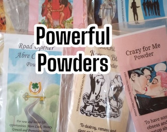 Powerful Ritual Powders for conjuring and manifesting