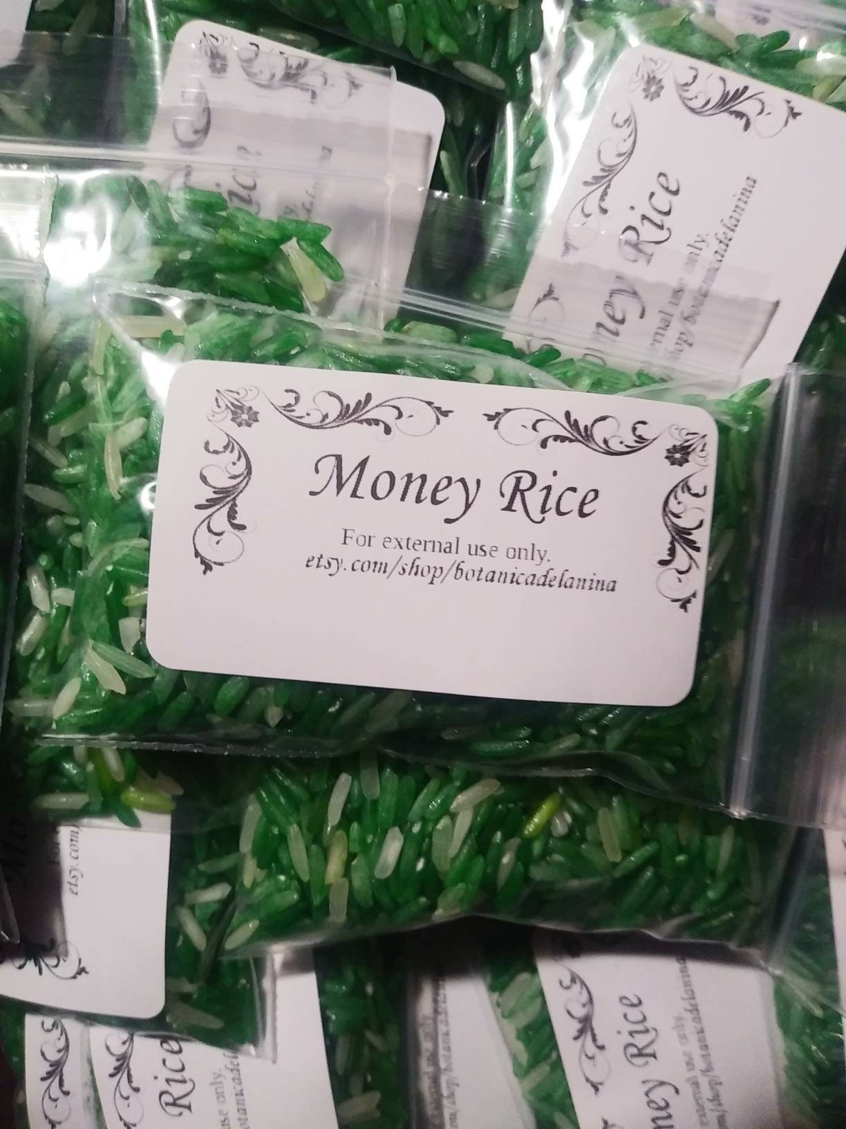 Hoodoo Green Money Rice – Luna Enchanted