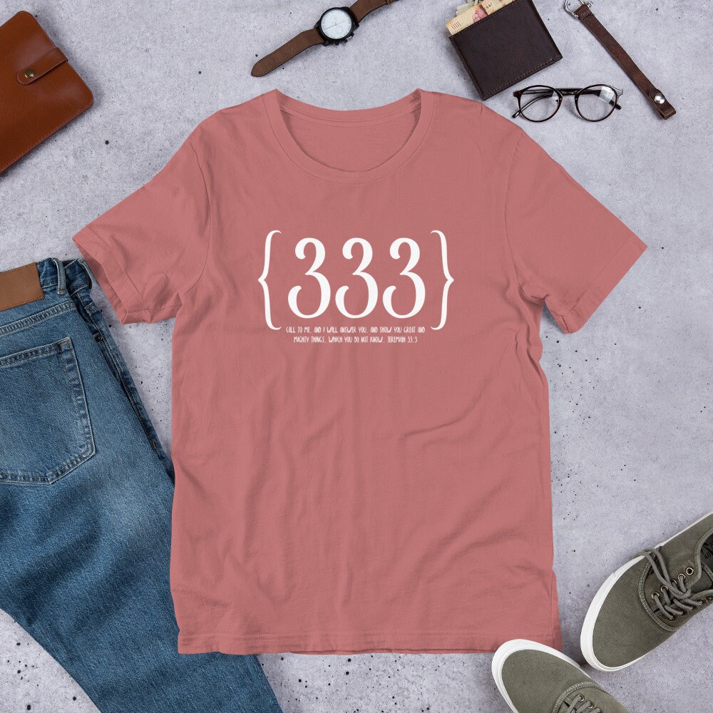 333 Prophetic Number T-Shirt Unisex Free US Shipping | Etsy