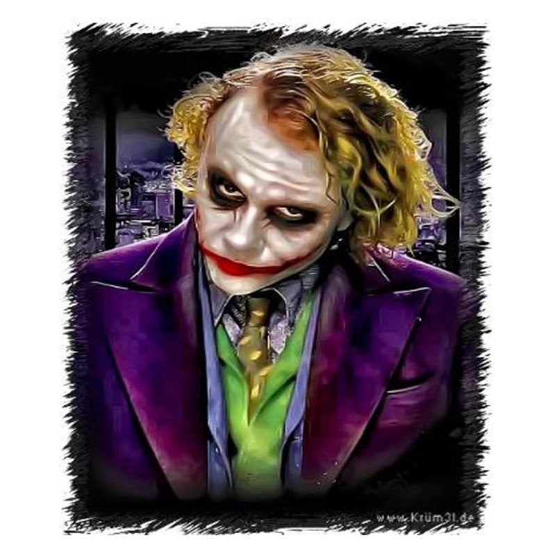 5D Diamond Painting Joker Diamond Mosaic The Dark Knight | Etsy