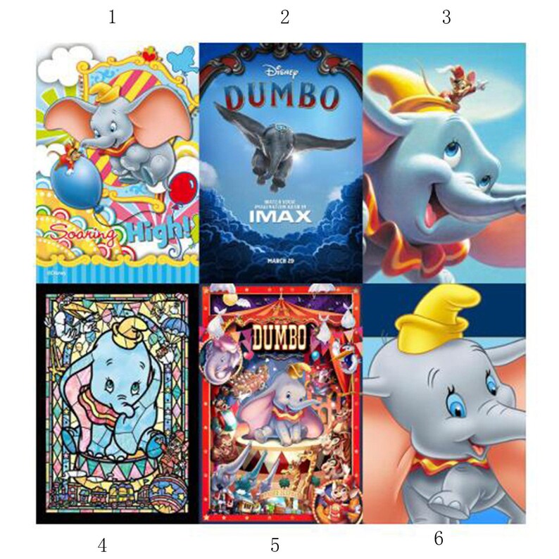 Cartoon Dumbo Diamond Painting Kit Home Decoration Mural | Etsy