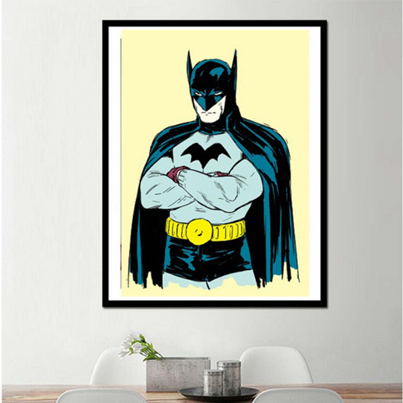 Diamond painting Kit Batman cartoon full square diamond / Etsy