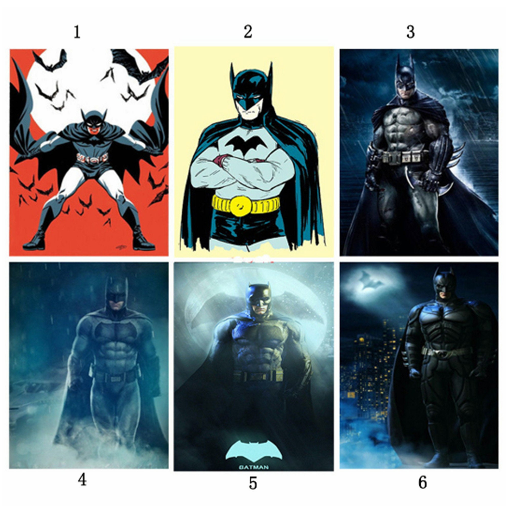 Diamond painting Kit Batman cartoon full square diamond / Etsy