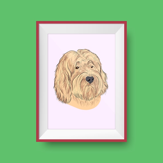 Pet Portrait - Custom Illustration - Personalised Pet Memorial - Pet Gift - Illustrated Pet - Colorful Pet Dog Cat - Gifts for Pet Owners