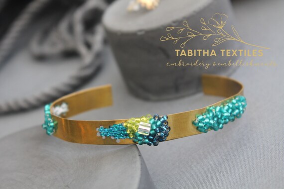 Brass Hand Embellished Bangle