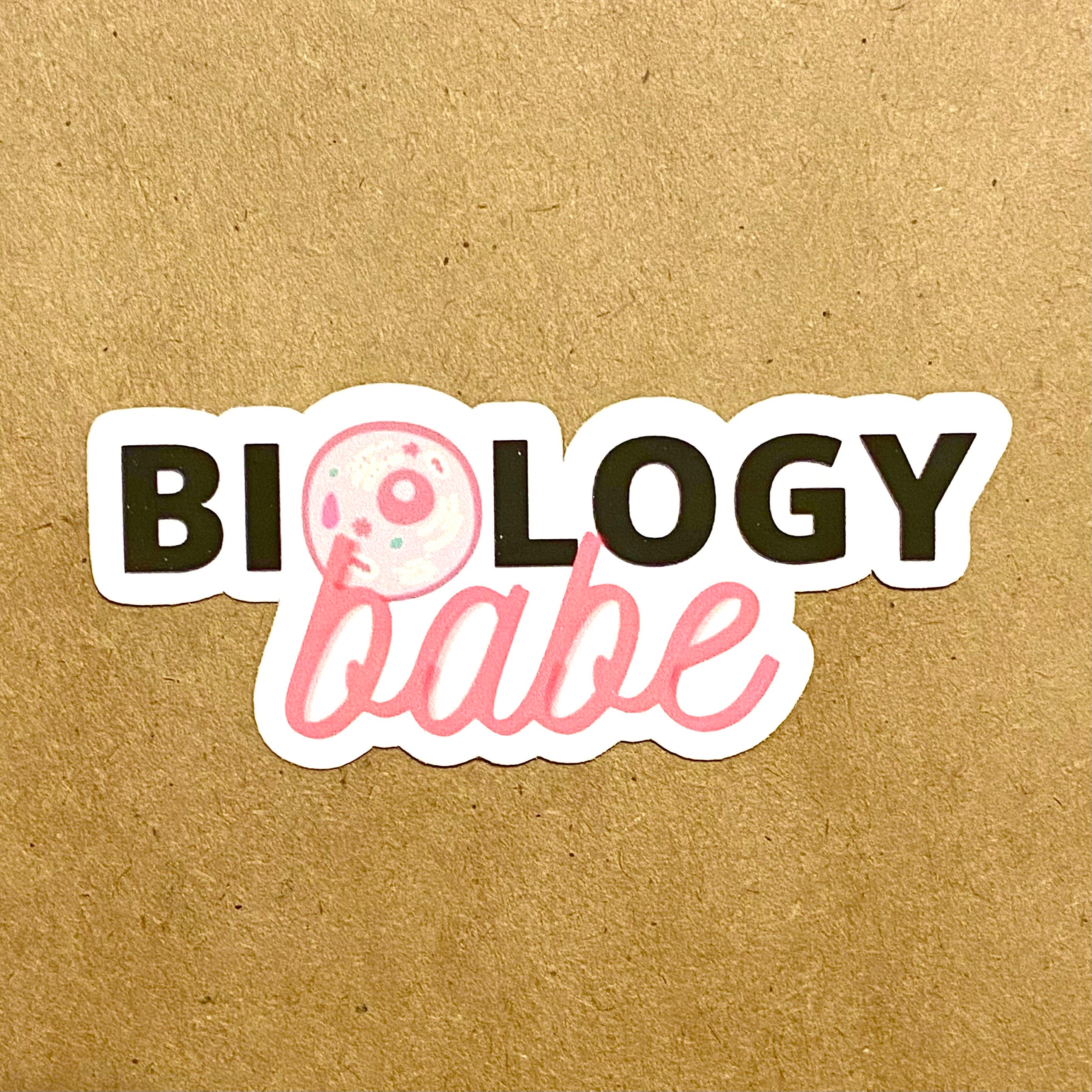 Biology Babe Biology Stickers Biology Quotes Etsy