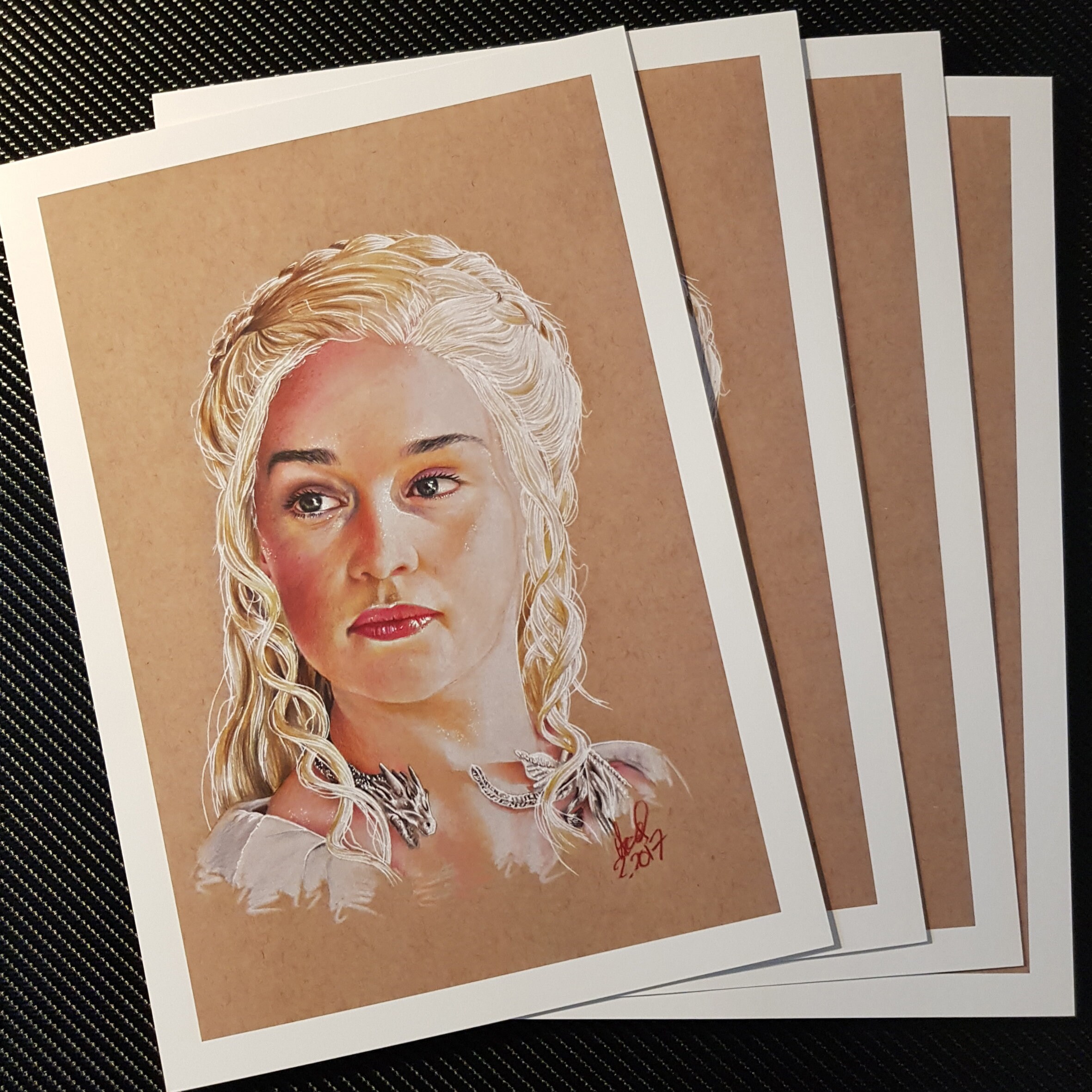 Prints - Portrait de Daenerys Games Of Thrones