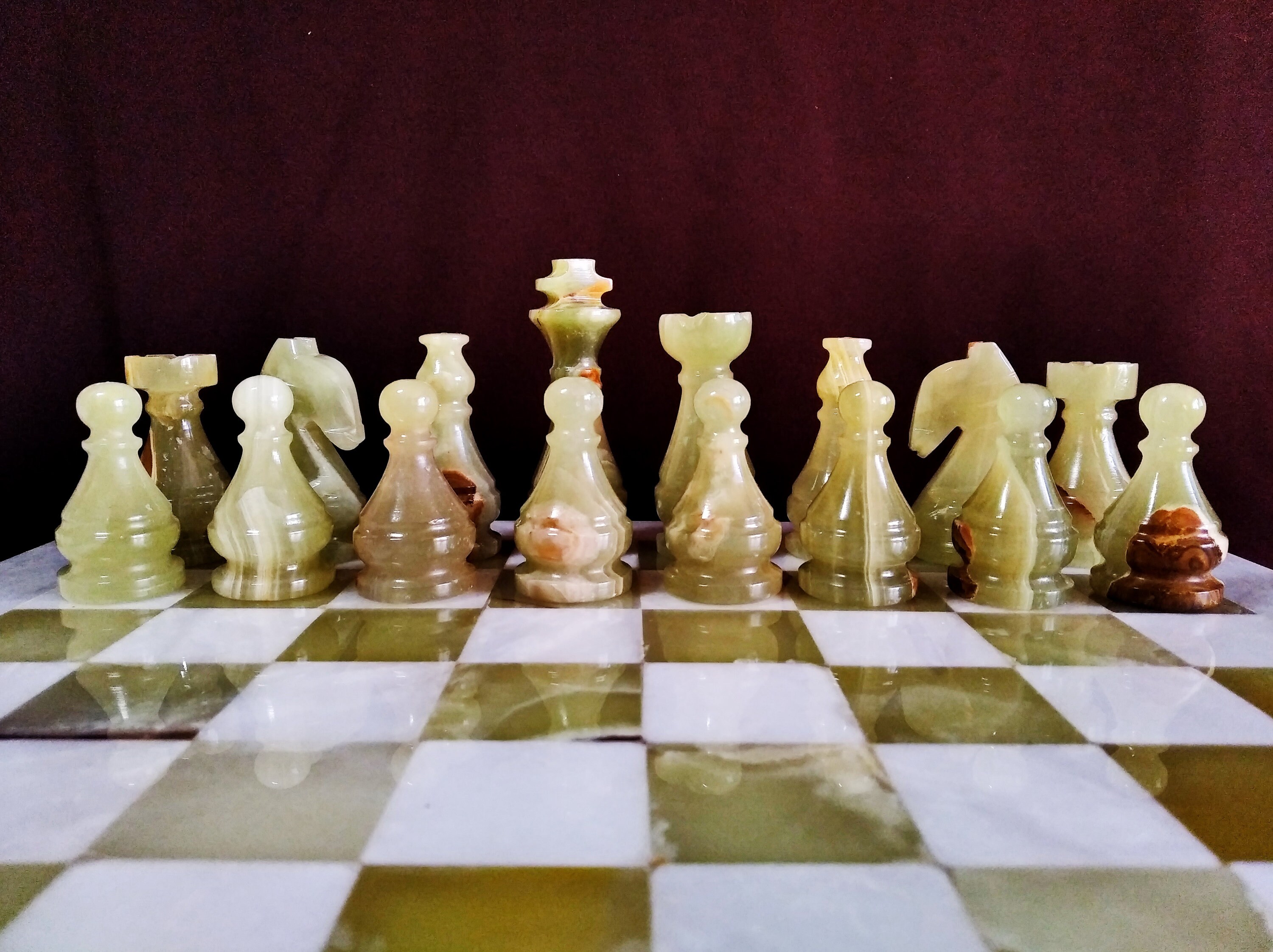 Collectible Big Luxury Onyx Chess Set Vintage Unique Rare | Etsy UK