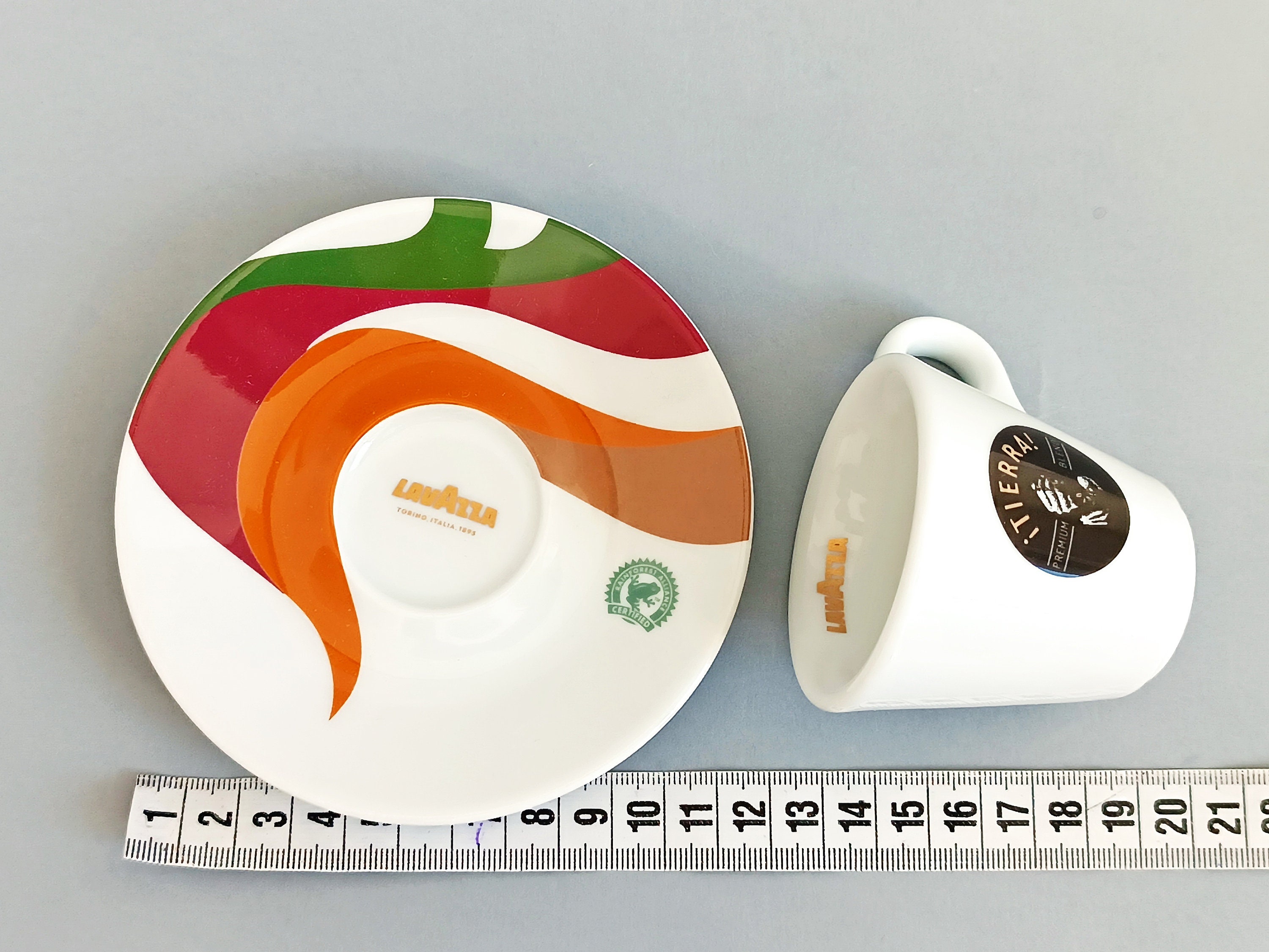 Set of 2 Lavazza Coffee Cups With Saucers Limited Edition Collectible Small  Coffee Cups Coffee Serving Set Espresso Cup Classic Coffee Mug 