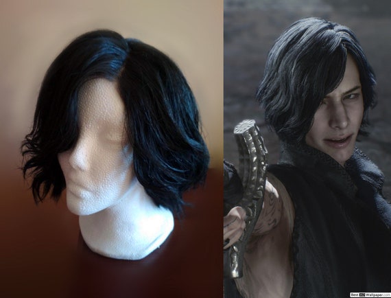 Dmc 5 V Lace Front Custom Cosplay Wig Styled From Game Devil Etsy