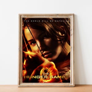 Ceok Poster The Hunger Games - Décoration Murale Pour Salon, Chambre à Coucher - 30 X 45 Cm - Style Sans Cadre