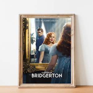 Penelope and Colin Bridgerton print, Bridgerton Printable Poster Season 3, Historical Romance TV Series, Regency Wall Art, Fan Gift