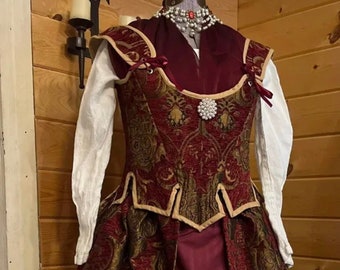 4 piece Renaissance gown