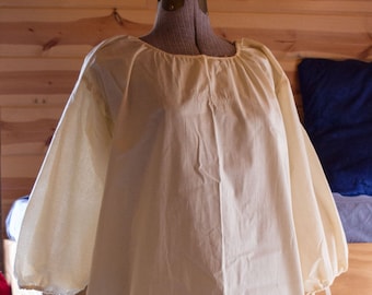 18th century ivory cotton muslin chemise