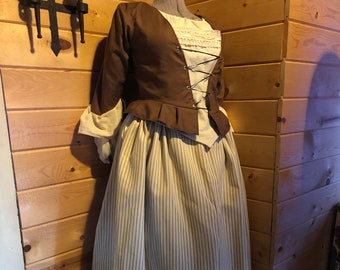 Colonial 18th century complete rev war short jacket outfit